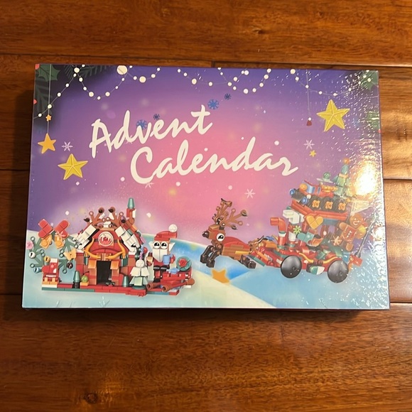 Advent Calendar 24 Days Christmas Countdown Building Blocks Holiday Gifts - Picture 1 of 5